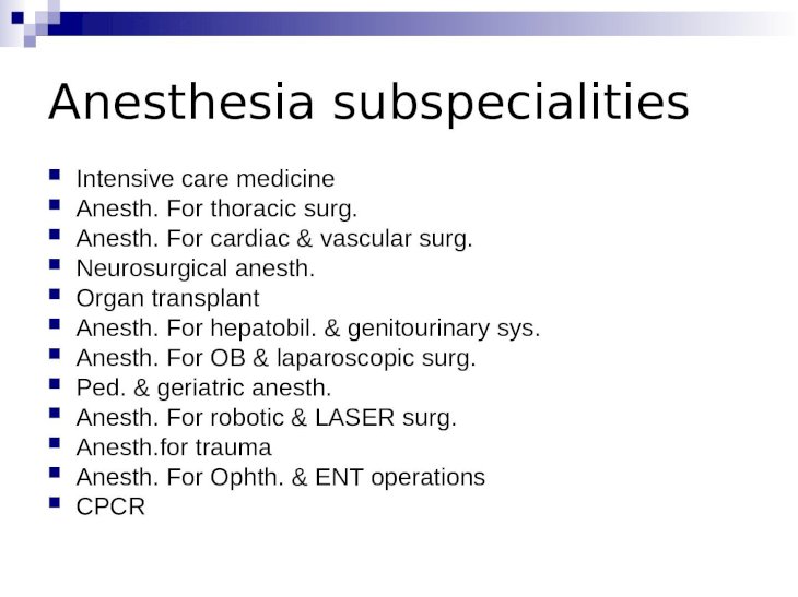 dissertation topics for anaesthesia